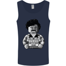 Pablo Escobar Mens Vest Tank Top Navy Blue