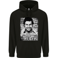Pablo Escobar Mug Shot Childrens Kids Hoodie Black