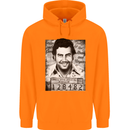Pablo Escobar Mug Shot Childrens Kids Hoodie Orange