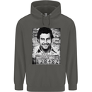 Pablo Escobar Mug Shot Childrens Kids Hoodie Storm Grey