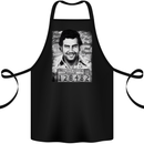 Pablo Escobar Mug Shot Cotton Apron 100% Organic Black