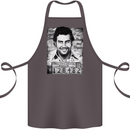 Pablo Escobar Mug Shot Cotton Apron 100% Organic Dark Grey