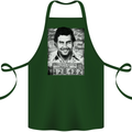 Pablo Escobar Mug Shot Cotton Apron 100% Organic Forest Green