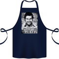 Pablo Escobar Mug Shot Cotton Apron 100% Organic Navy Blue