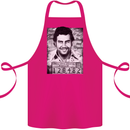 Pablo Escobar Mug Shot Cotton Apron 100% Organic Pink