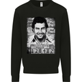 Pablo Escobar Mug Shot Kids Sweatshirt Jumper Black