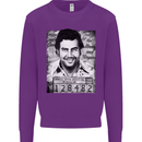 Pablo Escobar Mug Shot Kids Sweatshirt Jumper Purple