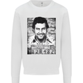 Pablo Escobar Mug Shot Kids Sweatshirt Jumper White