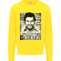 Pablo Escobar Mug Shot Kids Sweatshirt Jumper Yellow