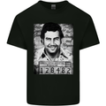 Pablo Escobar Mug Shot Kids T-Shirt Childrens Black