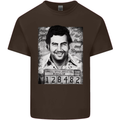 Pablo Escobar Mug Shot Kids T-Shirt Childrens Chocolate