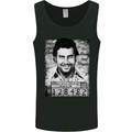 Pablo Escobar Mug Shot Mens Vest Tank Top Black