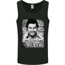 Pablo Escobar Mug Shot Mens Vest Tank Top Black