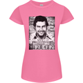 Pablo Escobar Mug Shot Womens Petite Cut T-Shirt Azalea