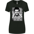 Pablo Escobar Mug Shot Womens Wider Cut T-Shirt Black