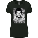 Pablo Escobar Mug Shot Womens Wider Cut T-Shirt Black