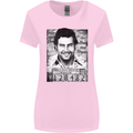 Pablo Escobar Mug Shot Womens Wider Cut T-Shirt Light Pink