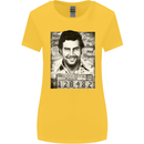 Pablo Escobar Mug Shot Womens Wider Cut T-Shirt Yellow