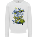 Pablo Escobar Power Money Respect Kids Sweatshirt Jumper White