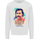 Pablo Escobar Quote Cocaine Drug Culture Kids Sweatshirt Jumper White