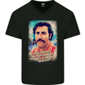 Pablo Escobar Quote Mens V-Neck Cotton T-Shirt Black