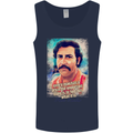 Pablo Escobar Quote Mens Vest Tank Top Navy Blue