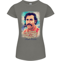 Pablo Escobar Quote Womens Petite Cut T-Shirt Charcoal