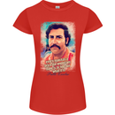 Pablo Escobar Quote Womens Petite Cut T-Shirt Red
