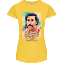 Pablo Escobar Quote Womens Petite Cut T-Shirt Yellow