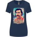 Pablo Escobar Quote Womens Wider Cut T-Shirt Navy Blue