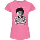 Pablo Escobar Womens Petite Cut T-Shirt Azalea