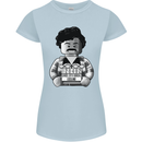 Pablo Escobar Womens Petite Cut T-Shirt Light Blue