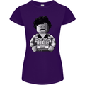 Pablo Escobar Womens Petite Cut T-Shirt Purple