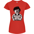 Pablo Escobar Womens Petite Cut T-Shirt Red
