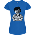 Pablo Escobar Womens Petite Cut T-Shirt Royal Blue