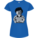Pablo Escobar Womens Petite Cut T-Shirt Royal Blue
