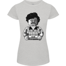 Pablo Escobar Womens Petite Cut T-Shirt Sports Grey