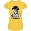 Pablo Escobar Womens Petite Cut T-Shirt Yellow