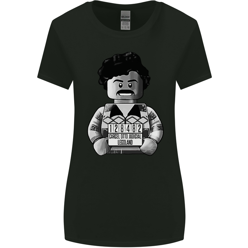 Pablo Escobar Womens Wider Cut T-Shirt Black