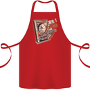 Pachinko Machine Arcade Game Pinball Cotton Apron 100% Organic Red
