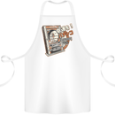 Pachinko Machine Arcade Game Pinball Cotton Apron 100% Organic White