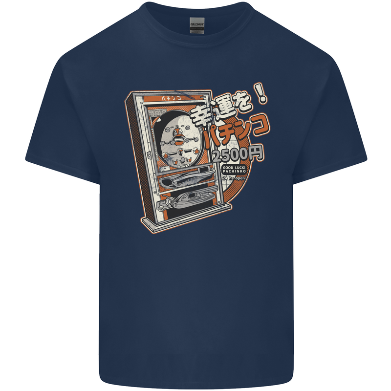 Pachinko Machine Arcade Game Pinball Kids T-Shirt Childrens Navy Blue