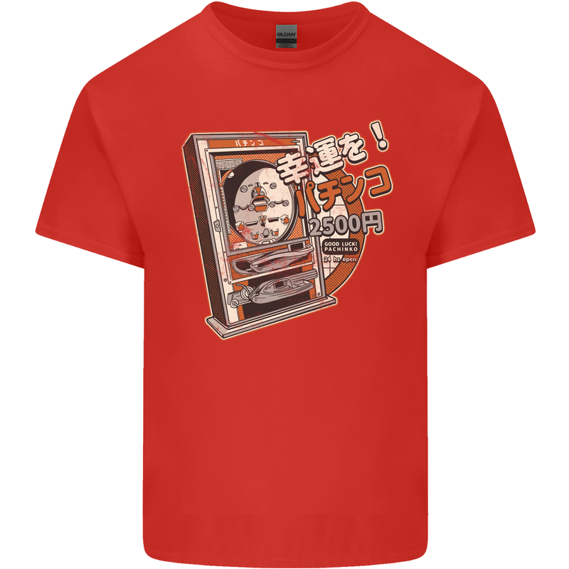 Pachinko Machine Arcade Game Pinball Kids T-Shirt Childrens Red