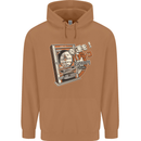 Pachinko Machine Arcade Game Pinball Mens 80% Cotton Hoodie Caramel Latte