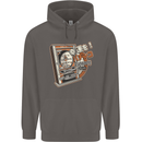 Pachinko Machine Arcade Game Pinball Mens 80% Cotton Hoodie Charcoal
