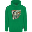 Pachinko Machine Arcade Game Pinball Mens 80% Cotton Hoodie Irish Green