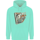 Pachinko Machine Arcade Game Pinball Mens 80% Cotton Hoodie Peppermint
