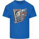 Pachinko Machine Arcade Game Pinball Mens Cotton T-Shirt Tee Top Royal Blue