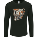 Pachinko Machine Arcade Game Pinball Mens Long Sleeve T-Shirt Black