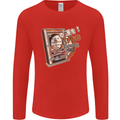 Pachinko Machine Arcade Game Pinball Mens Long Sleeve T-Shirt Red